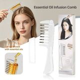 Essence Oil Infusion Scalp Massage Comb – Transparent