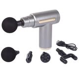 Deep Tissue Muscle Massage Gun – 6 Speed Levels & 4 Massage Heads for Body Pain Relief