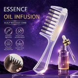 Essence Oil Infusion Scalp Massage Comb – Transparent