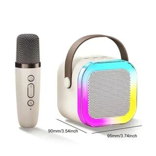Mini Karaoke Bluetooth Speaker K12 with Wireless Microphone