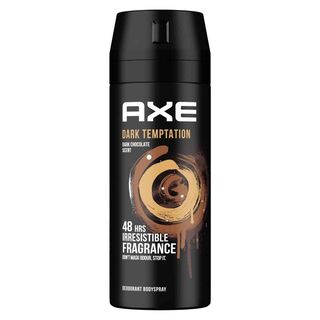 AXE Dark Temptation Body Spray 150ml – Long Lasting Chocolate Fragrance Deodorant Spray for Men | 48H Freshness AXE Deodorant