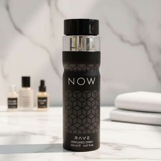 Now Body Spray for Men 200ml – Rave Now Perfumed Spray Long Lasting Fresh Fragrance Deodorant for Daily Use & All Day Confidence