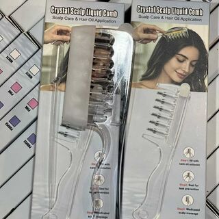 Essence Oil Infusion Scalp Massage Comb – Transparent