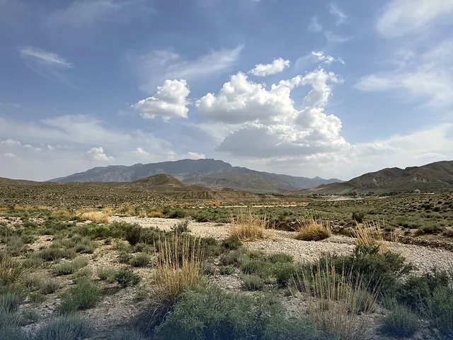 Wide view of dry, mountainous terrain in northern Balochistan