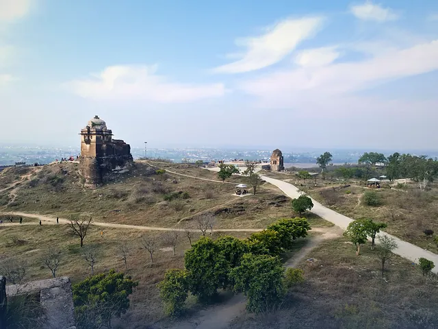 Aerial view of Rohtas Fort