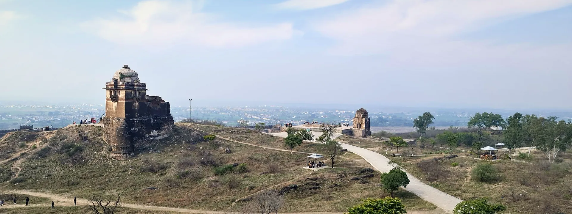 Aerial view of Rohtas Fort