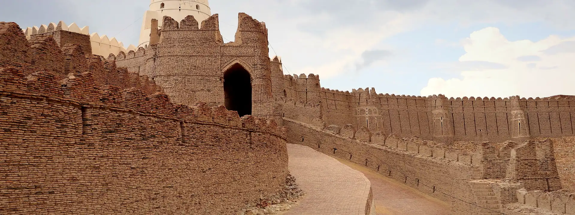 The historic Kot Diji Fort on its hilltop in Khairpur district