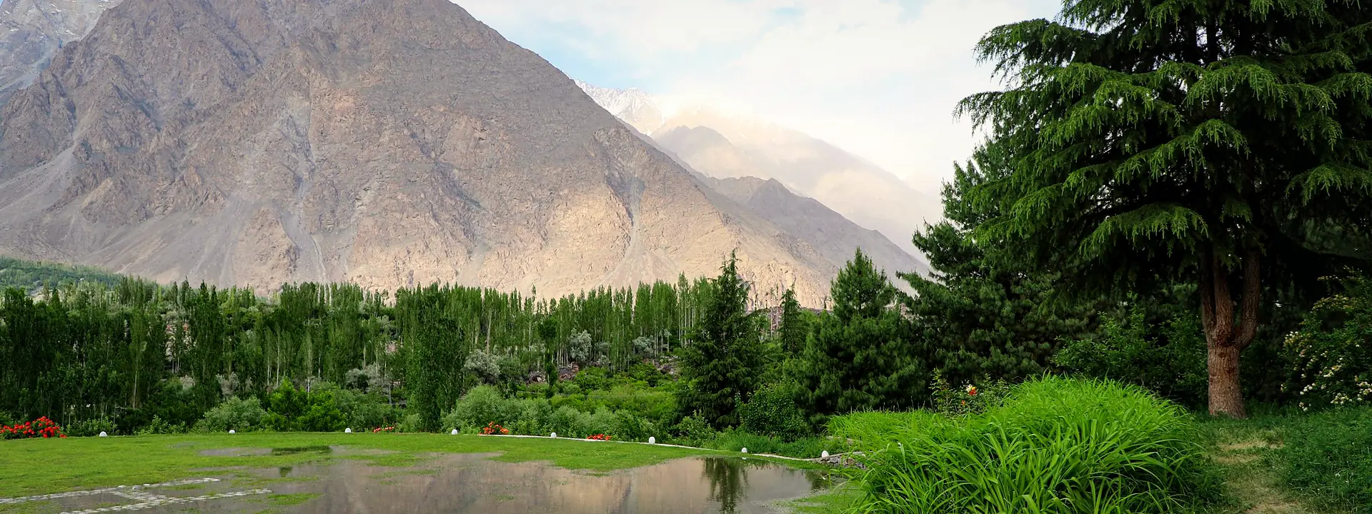 Lush green hills and valleys in Azad Jammu and Kashmir