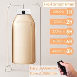 Alternative view of Portable Clothes Dryer – Foldable Mini Dryer with UV Sterilization & Timer