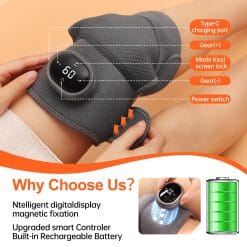 Alternative view of Rechargeable Knee Relief Pad – Smart 3-in-1 Comfort Wrap