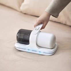 Alternative view of Portable Vacuum Powerful Bed Vacuum Cleaner Rechargeable Portable Vacuum For Pet Hair Carpets Floors Blue Household Cleaning Supplies