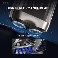 Alternative view of Portable USB-C Mini Electric Shaver – Quiet Full-Body Groomer