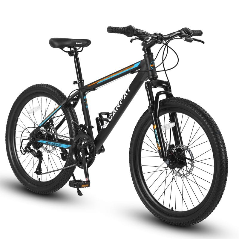 Hardtail mountain bike with disc brakes