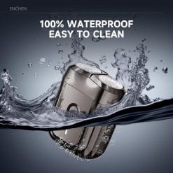 Portable mini electric shaver USB-C black