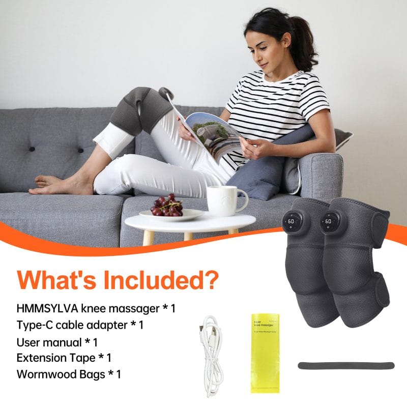 Smart 3-in-1 knee support wrap fast charging USB-C