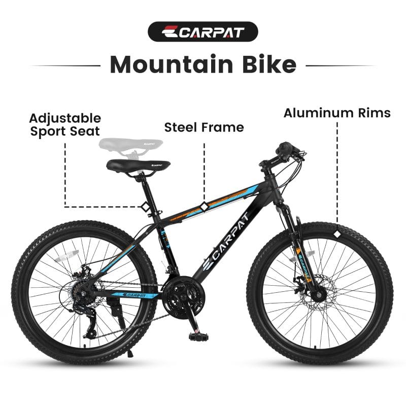 Hardtail MTB bike on trail