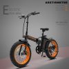 folding fat tire e-bike 36V 500W folded