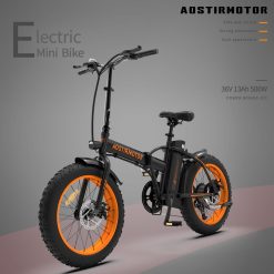 folding fat tire e-bike 36V 500W folded