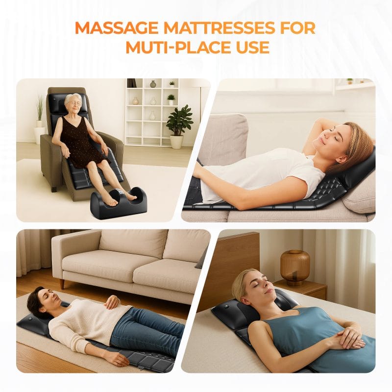 Full Body Massage Mattress – Multi-Zone Heat & Comfort Design