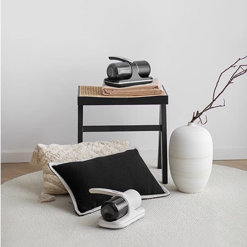 Portable Vacuum Powerful Bed Vacuum Cleaner Rechargeable Portable Vacuum For Pet Hair Carpets Floors Blue Household Cleaning Supplies - Image 6