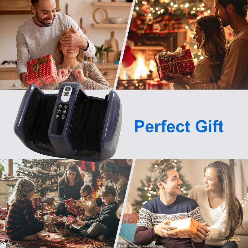 Deep kneading foot massager on floor