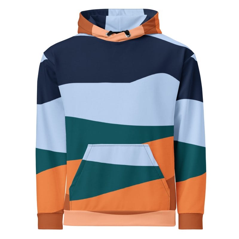 unisex hoodie lightweight recycled material