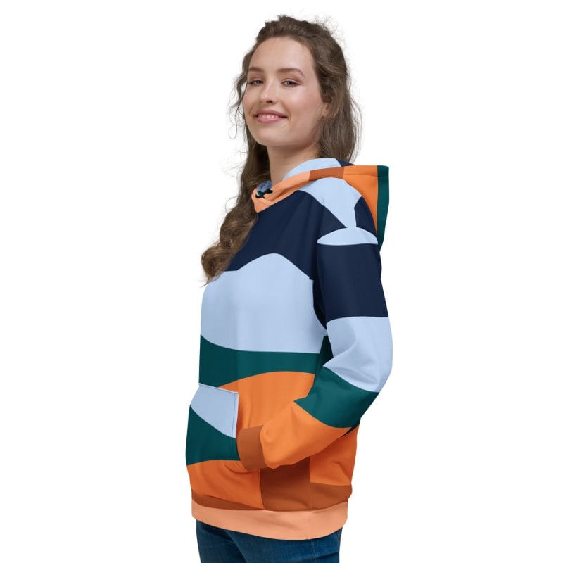 Oversized streetwear hoodie front view