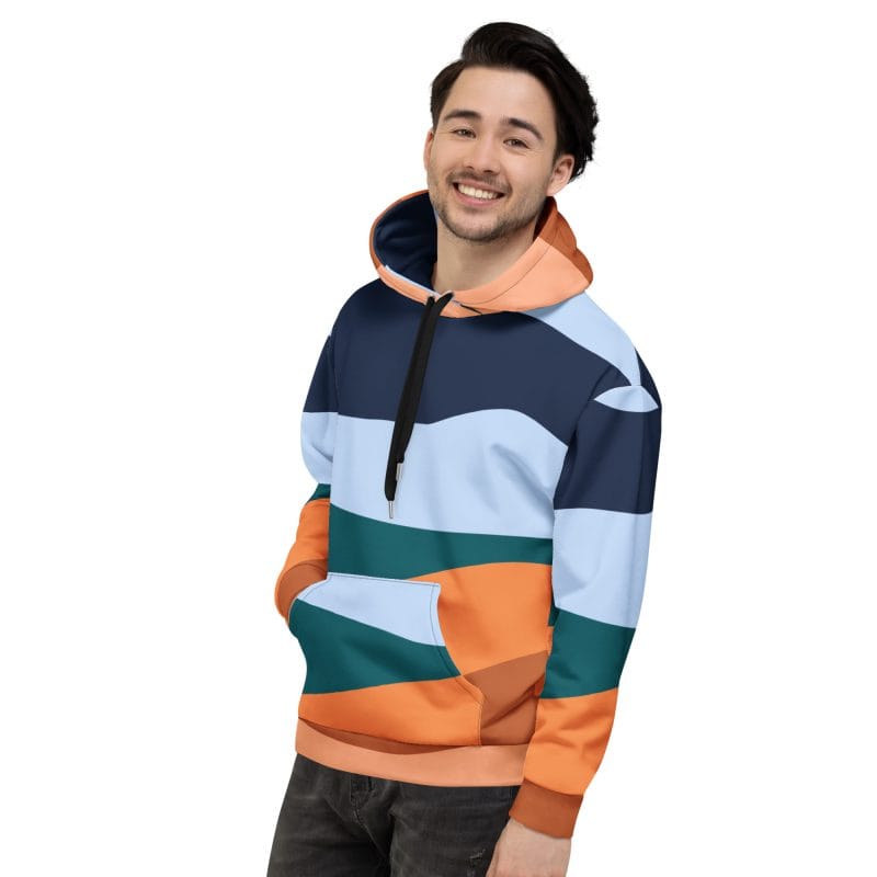 Oversized hoodie streetwear lifestyle shot