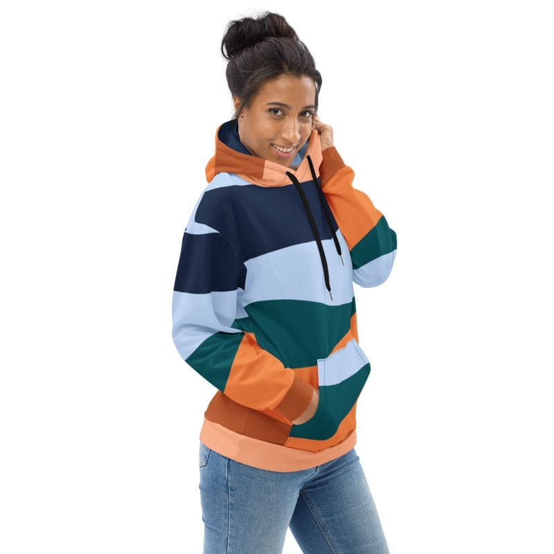 Streetwear sweatshirt close-up fabric detail